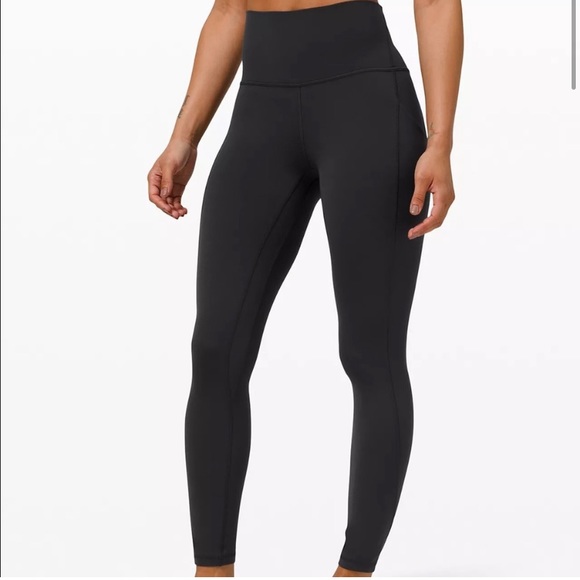 NEW LULULEMON ALIGN BLACK HIGH RISE HW LEGGINGS WITH POCKETS - Picture 2 of 4